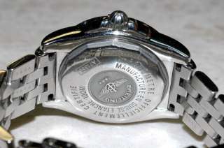 Breitling Lady Cockpit A71356 with factory diamond Mother of Pearl 