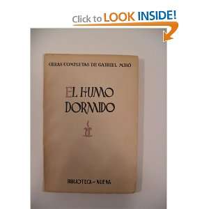  El humo dormido Gabriel Miró Books