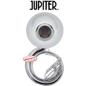    Jupiter Deluxe Silver BBb Sousaphone 594S: Musical Instruments