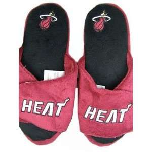  Miami Heat 2011 Open Toe Hard Sole Slippers   Small 
