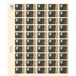 Moon Surface and Earth Full Sheet of 50 X 6 Cent Us Postage Stamps 