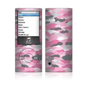 Apple iPod Nano 5G Decal Skin   Pink Camo: Everything Else