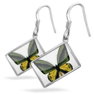  Earrings Butterfly, Vintagewith French Sterling Silver 
