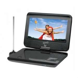  Supersonic SC 259 9rdquo TFT Portable DVD/CD/MP3 Player with TV 