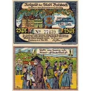  Butzbach Germany   Notgeld Poster Print: Everything Else