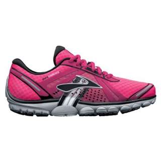 Womens Brooks PureCadence Athletic Running Shoes Neon Pink  