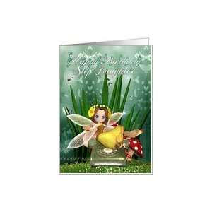  Daughter Birthday card with moonies Fall fairy Card Toys & Games