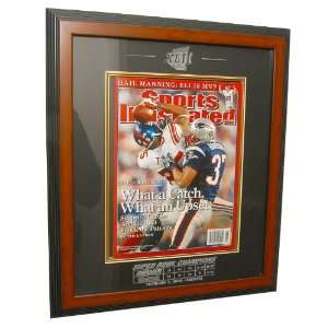  Super Bowl XLII Sports Illustrated Frame   Giants: Home 