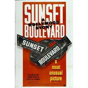 Sunset Boulevard (1950) 27 x 40 Movie Poster Style G 