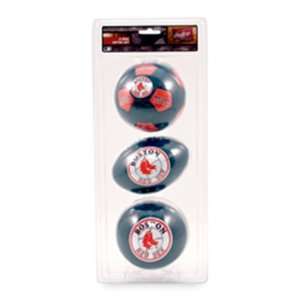  K2 Triple Play 3 Ball Softee Set   Red Sox: Sports 