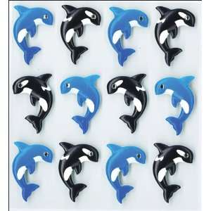  Stickers   Cabochons Whale