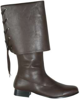 Buccaneer Pirate Jack Sparrow Style Costume Boots Med  