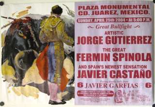 BF14 Bullfight Poster from Mexico, Fermin Spinola  