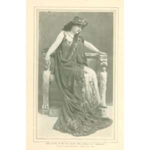  1902 Print Opera Singer Emma Calve: Everything Else