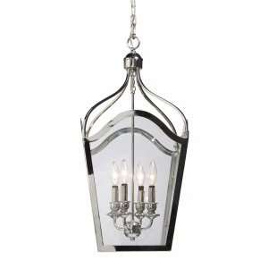   Transitional 6 Light Mini Chandelier from the Camb