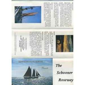    The Schooner Rosemary Brochure Camden Maine Yankee 