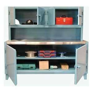  Workstation With Upper Compartment & Stainless Steel Top 