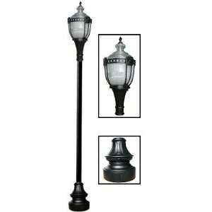  Newport Style LED Street Light and Post Package: Home 