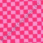 Michael Miller Clown Check Bubblegum Pink Cotton Fabric