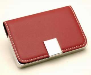 Personalized Quality Crimon color Business Card Holder  