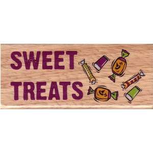  Sweet Treats Candy Halloween Rubber Stamp by Canadian 