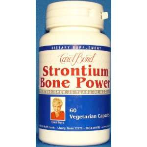  Carol Bond Strontium Bone Power 60 Vegetarian Capsules 