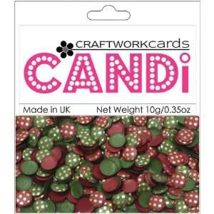  Candi Dot Embellishments Vintage Berries Gold: Everything 