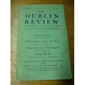   , August, September 1938   No. 406 Burns & Oates; Oscar Wilde Books