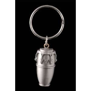  Conga Drum Key Chain   Pewter: Musical Instruments