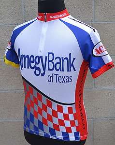 Nice TEAM ACME AMEGY BANK BMW Club Cycling Jersey xs  