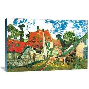  Street in Auvers   Gallery Wrapped Canvas   Museum Quality 