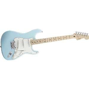  Squier Deluxe Strat Electric Guitar Daphne Blue: Musical 