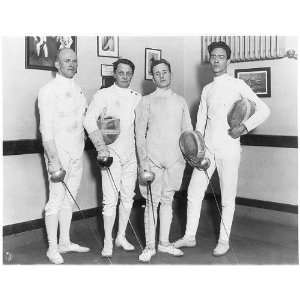   Fencing,CC Shears,P Mijer,M Pasche,M de Capriles,1930