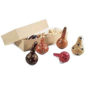  Mate gourds, Andean Baubles (set of 6)