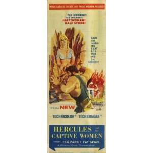  Hercules and the Captive Women Movie Poster (14 x 36 