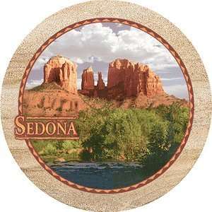    Set of 4 Sandstone Coasters   Red Rock Sedona: Kitchen & Dining