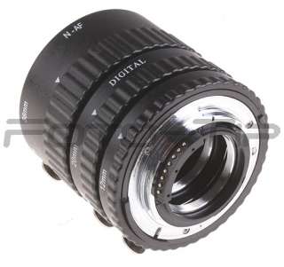 Extension Tube Set allow to focus closer than the normal minimum 