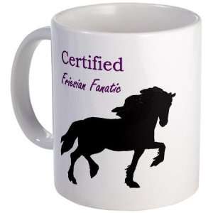 Friesian Fanatic Horse Mug by  