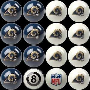  St Louis Rams Complete Billiard Ball Set by Imperial 