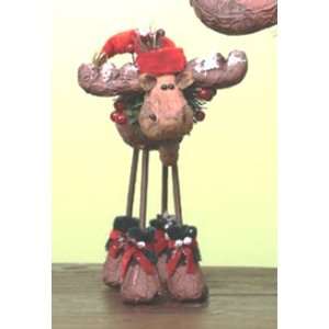    Transpac Imports Small Paper Moose Figurine