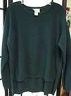 NWOT Stephanie Schuster Sweater Evergeen size 1 bust 50