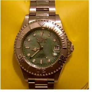  Invicta: ProDiver Lt. Green MOP Automatic Watch: Sports 