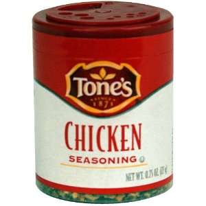 Tones Minis Chicken Seasoning, 0.75 Ounce  Grocery 