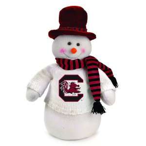 18 NCAA South Carolina Gamecocks Snowman Decoration Dressed for 