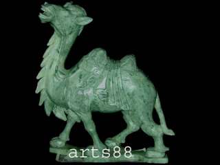 Chinese Green JADE Two Humps CAMEL RARE # 1  