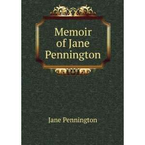 Memoir of Jane Pennington Jane Pennington  Books