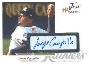 2005 Just Autographs Signatures #9 Jorge Campillo AUTO  