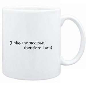  Mug White  i play the Steelpan, therefore I am 
