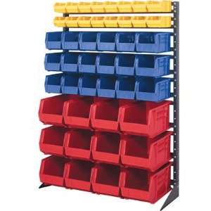 Single Sided Steel Rail Rack with Various Bin Sizes (Complete Package 