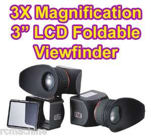 3x LCD Viewfinder for Canon 5D Mark II 7D 60D T2i 550D  